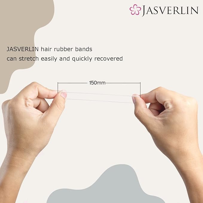 Small White Rubber Bands, Tiny Mini Toddler Hair Ties Elastic RubberBands Ponytail Holder Scrunchies for Girls Baby Women 1/2 inch 1000pcs