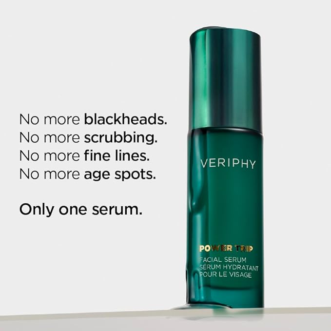 Veriphy Exfoliating AHA Facial Serum | Hydrating & Brightening Solution for Dark Spots, Fine Lines, and Wrinkles | Anti-Aging Hyaluronic Acid Serum for Face | Night Face Serum
