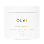 OUAI Scalp & Body Scrub, St. Barts - Exfoliating Body Scrub with Sugar & Coconut Oil Blend for Smooth, Moisturized Skin - Gentle Scalp Exfoliator for Removing Product Build Up (8.8 Oz)