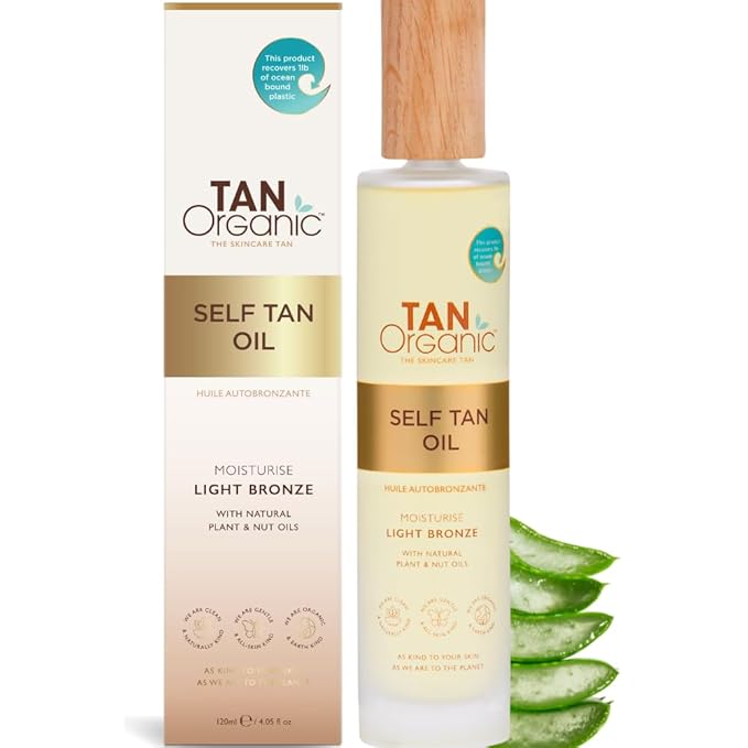 TanOrganic Self Tanning Oil Fake Tan Certified Organic Natural Vegan 100ml