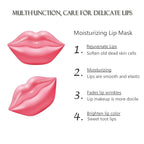 20Pcs Moisturizing/Plumping Lip Mask, Restores Moisture