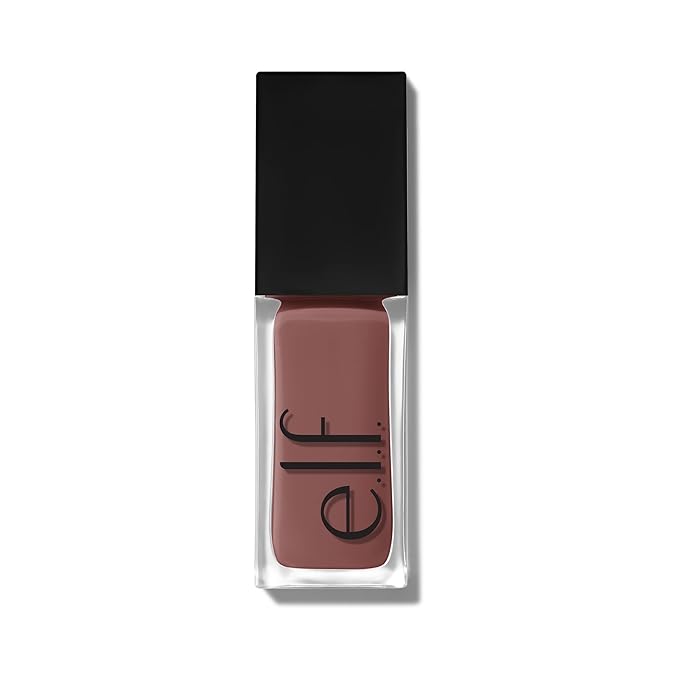 e.l.f. Glow Reviver Plumping Lip Oil, Tinted Lip Plumper For A High-Shine, Plump Finish, Infused With Jojoba Oil, Vegan & Cruelty-Free, Major Mauve