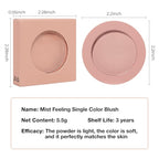 Blush for Cheeks,Pink Peach Powder Matte Blush Palette Cheeks Face Makeup for Older Women,Lightweight,Smooth,Blendable,Fade and Transfer-Resistant,Effortless Matte Natural Finish,Vegan & Cruelty Free