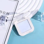 evpct Light Blue Matte Single Eyeshadow Palette, Pastel Sky Blue Natural Cream Powder Matte Eye Shadow Palette Makeup for Older Women, Highly Pigmented Mini Monochrome Eyeshadow Sombra Para Ojos