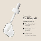 Keeps Extra Strength Minoxidil for Men - 5% Minoxidil Hair Growth Serum - Hair Loss & Regrowth Treatment for Thinning & Bald Spots - Clinically Proven Hair Growth Products - Unscented Topical Aerosol