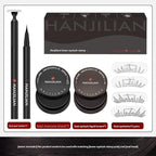 Double-Ended Lower Lash Stamp Eyeliner Pen - Waterproof Smudge-Proof (Black) | Easy Fake Eyelashes Stamp Tool with Precision Tip | Vegan & Cruelty-Free