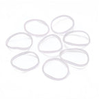 3200 Pcs Elastic Rubber Bands Small Hair Ties Hair Rubber Mini Hair Bands Hair Elastics Tiny Soft Holder Ponytails for Girls (Clear)