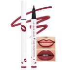 Kaely Cherry Red Longwear Liquid Lip Liner Waterproof, 24 Hour Long Lasting Lip Liner Stain Marker Pen, 2-in-1 Matte Semi Permanent Lipliner & Lipstick, Vegan & Cruelty-Free, 06