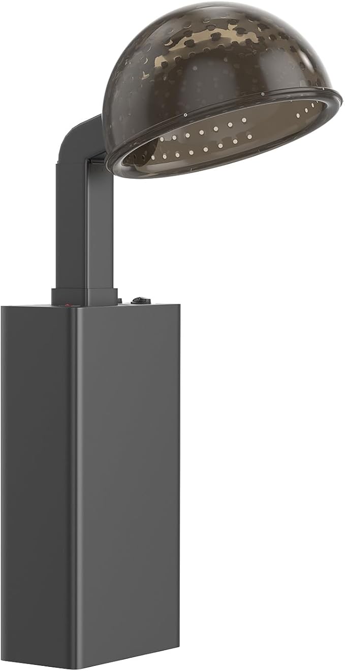 SyyBhb Professional Hooded Conditioning Salon Hair Dryer 1000W with Stand, 60-Minute Timer, Temperature Adjustable, Angle & Height Adjustable Downdraft Hood