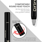 evpct 2Pcs Cream Eyeshadow Sticks Set for Eyes Dazzling Grey & Silver Shimmer Eye Crayon Shadow Brightener Stick Pencil Pen Bulk sombras en crema para ojos 02+16