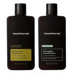 Hawthorne Thicker Hair Shampoo and Conditioner Set. Men’s All Natural Shampoo and Conditioner Set with Thickening Shampoo and Everyday Conditioner. Sulfate Free, Paraben Free. 8 Fl Oz Each.