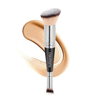 Daubigny Makeup Brushes Dual-ended Foundation Brush Concealer Brush Perfect for Any Look Premium Luxe Hair Rounded Taperd Flawless Brush Ideal for Liquid, Cream, Powder,Blending,Concealer(Angled)