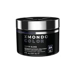 XMONDO Color Blue Black Color Depositing Mask & Semi-Permanent Hair Dye Super Gloss Infused with Bond Boosters for Nourishment, Revitalize & Repair, Vegan Formula, 8 Fl Oz