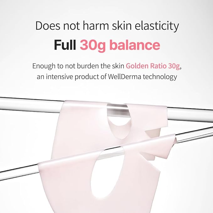 WELLDERMA PDRN Exosome Hydrogel Fitting Mask, 30g x 4 Sheets – Revitalizing & Hydrating Micro-Hole Sheet Mask with PDRN (Sodium DNA), Milk Exosome, Peptides & Hyaluronic Complex