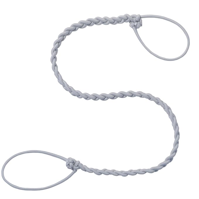 Rip Tie 24" x 3mm Extra Hold Soft Hair Tie for Women, 1pc. Mist – Tangle Free Ponytail Holders – Prevents Hair Damage – Ideal for Activities like Surfing, Exercising, Running, and More