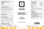 A-Cute Derm Pro-Tect SPF 20 Sunscreen Moisturize the Skin Protects Against Harmful Effects of UVA & UVB Rays Prevent Premature Aging and Wrinkling of the Skin (8.0 oz)