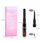 evpct 3Pcs Antique Rose Nuetral Hot Mauve Matte Lip Liner & Liquid Lipstick Stain Makeup Set for Women, Lip Liner Stain Long Lasting Waterproof Smudge Proof, Cruelty Free Lip Makeup 24 hours originale