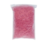 3200 Pcs Elastic Rubber Bands Small Hair Ties Hair Rubber Mini Hair Bands Hair Elastics Tiny Soft Holder Ponytails for Girls (Pearlescent Red)