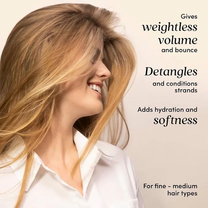 Fable & Mane Volumizing Shampoo & Conditioner Duo For Thinning, Fine or Medium Hair Types. Plumps Strands for Bounce, Body and fuller-looking Hair