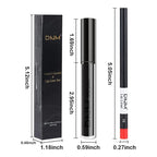 evpct 2Pcs Black Matte Liquid Lipstick and Lip Liner Gloss Stain Pencil Makeup Set Long Lasting Dark Matte Lipstick 24H and with Lip Liner Set for Black women labiales mate 24 horas originales 19#