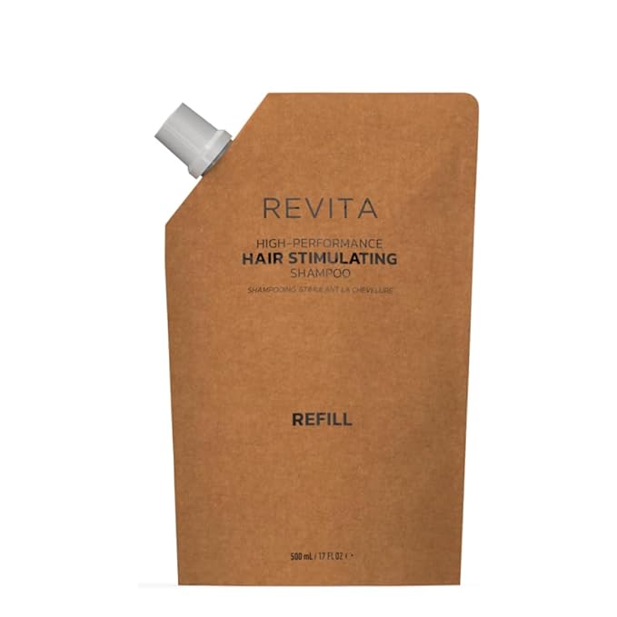 DS Labs Revita Shampoo Refill Pouch, 500 mL – Scalp Refreshing Cleanse for Fuller Looking, Volumizing, Lightweight Hydration, Sulfate & Silicone Free, Color Safe, For Men & Women