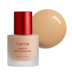TIRTIR Mask Fit Red FoundationㅣLong Lasting Flawless Coverage, Energy Essence, Lightweight, Hydrating, Pore-Blurring, Breathable Satin Finish, Makeup, Radiant Skin, #29N Natural Beige, 1.01 Fl Oz