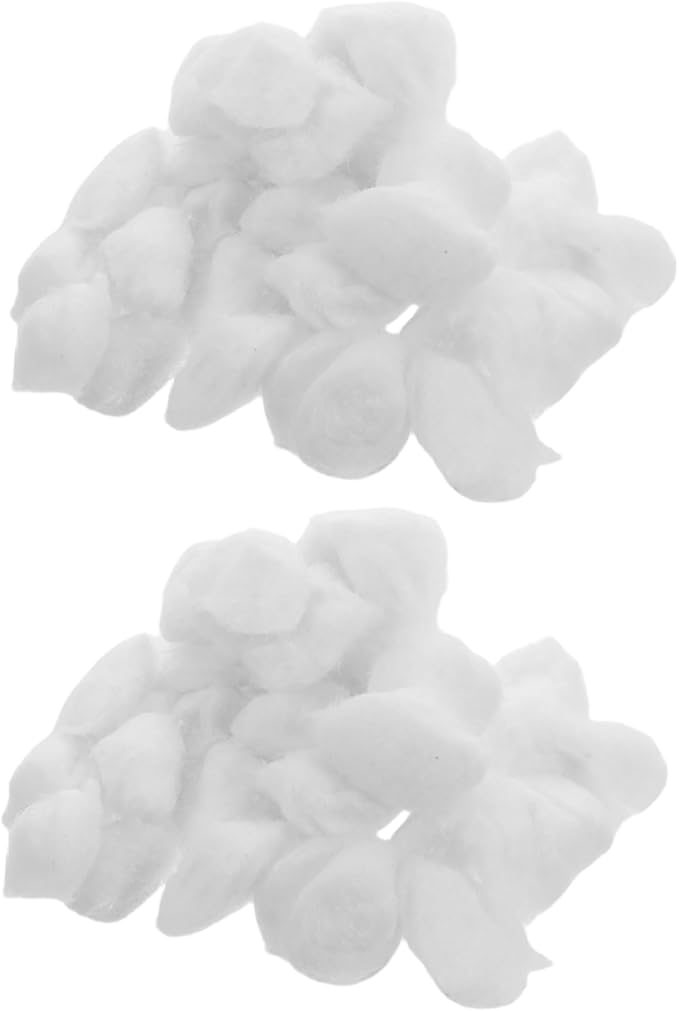 2pack Cotton Balls Cotton Makeup Pads for Face Nail Polish Versatile for Household Cleaning Convenient Design Per Pack
