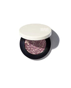 MAKE Beauty Multi-Chromatic Eye Shadow. Metal Reflecting Luminous Foil Finish Creamy, Buildable, Dimensional Long-wear, Crease-proof Powder Eyeshadow, Multichrome Shade - Glaze, Light Champagne