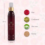 SPA CEYLON Cardamom Rose Body and Pillow Mist | Refreshing Skin Care Spray | Non-Oily Fragrance Mist for All Skin Types