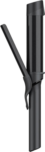 GLAMPALM Professional Curling Iron 1.6" - Long Barrel Ceramic Hair Curler for Women, Korea's No.1 Salon Hot Tool, 5 Temps & 30s Heat-up, 3D Swivel Cord & Dual Voltage, Black (GP628) (1.6")