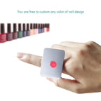 10pcs Manicure Spatula Nail-art Palette Stainless Steel Manicure Pallet Nail Art Ring Stainless Steel Pallet
