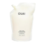 OUAI Fine Hair Shampoo Refill - Volumizing Shampoo for Fine Strands - Made with Biotin, Keratin & Chia Seed Oil - Strengthens, Nourishes & Thickens - Color-Safe & Sulfate Free Hair Care (32 Fl oz)