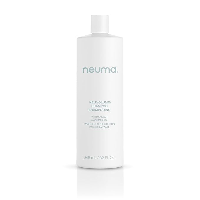Neuma Neu Volume Shampoo 32 Fl. Oz. Fennel, Ylang Ylang, Patchouli, and Vanilla Scent, Sulfate Free Shampoo