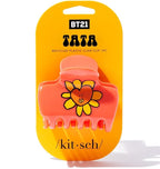 Kitsch BT21 Recycled Plastic Puffy Medium Hair Clips for Women, Medium Claw Clip for Thin & Thick Hair | Ideal Gifts for Women - TATA, 1pc