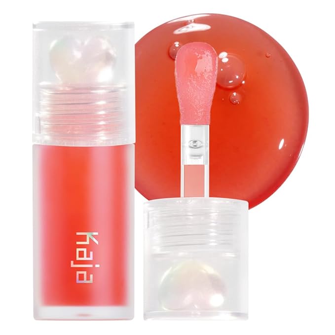 Kaja Juicy Glass Lip Plumping Oil | 02 Raspberry Refresher | Hydrating, Feel Plumped and Lightweight with Vitamin Tree Fruit Oil, Vegan, Cruelty-Free, Clear Tint Stain Shine Gloss Plumper