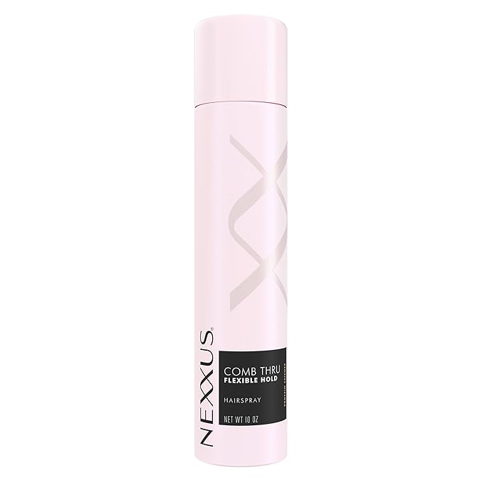 Nexxus Flexible Hold Hairspray Comb Thru for a Lightweight, Brushable Hold, with StyleProtect Technology 10 oz