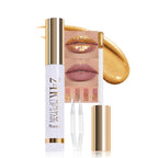 Mauve Liquid Matte Lip Liner Stain Peel Off with Tweezer, Long Lasting, Waterproof New Gold Matte Lipstick Lip Gloss Tattoo for Women, Smudge-proof Non-Stick Cup Lip Tint Makeup 04#