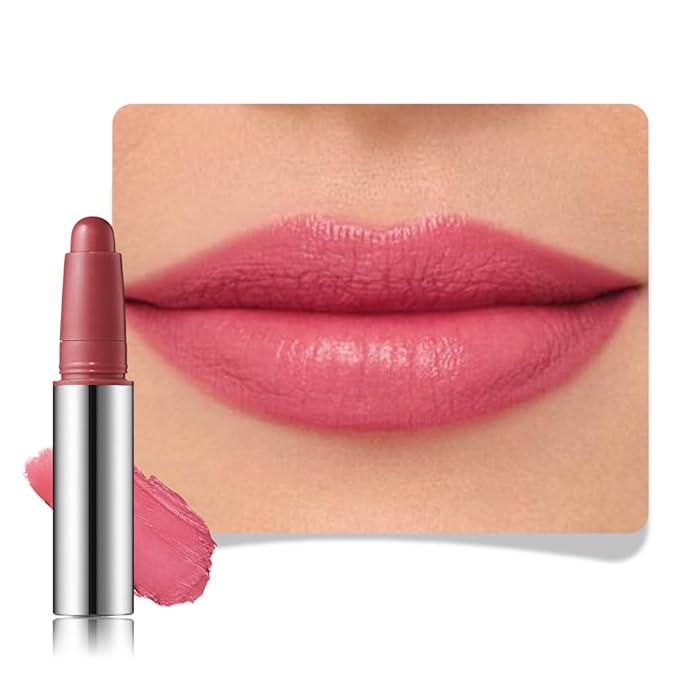 Coral Orange Red Matte Lipstick Crayon for Women, Long Lasting Waterproof Velvet Lip Liner Pencil, High Pigment Creamy Lipstick, Longwear Non-Drying Lip Makeup Cruelty-free 24 Hours, 03#
