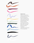 MAKE Beauty Liquid Line Waterproof Liquid Eyeliner Pen. Smudge-Proof Felt Tip for Precise Application of Lines, Wings, and Graphics. Long Lasting Eye Liner - Shade, Optical. White Eyeliner