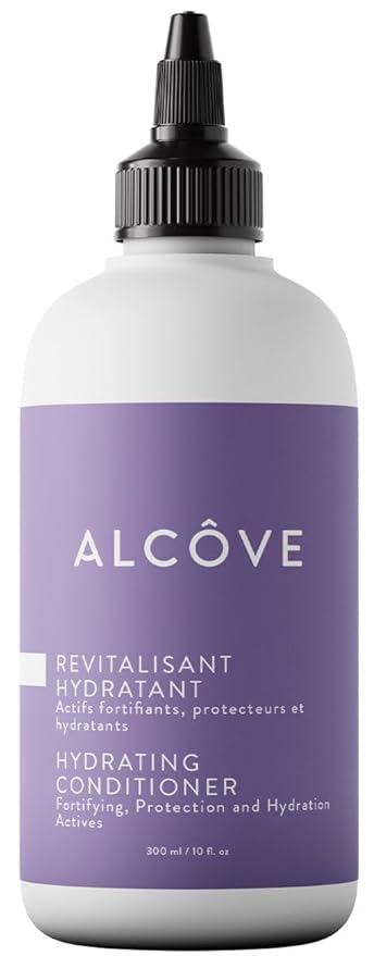 Alcôve - Hydrating Conditioner - Moisturizing & Nourishing - Helps hydrate Damaged Hair - Anti-frizz properties - Lightweight Formula - Made with Argan Oil - Color Safe - Sulfate Free - Vegan - 300ml