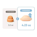 Marsmade Castor Oil Shampoo Bar Hydrating & Moisturizing Natural Hair Soap for Bathing, Hair Growth & Scalp Nourishment, Solid Shampoo for All Hair Types (120g, 4.23 oz)