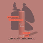 Cleo + Coco. Deodorant Powder for Body and Hair, Grapefruit Bergamot (0.88 oz), 2-in-1 Deo Powder & Dry Shampoo for Women & Men, Aluminum Free Deodorant, Talc-Free, Anti Chafe Protector, Travel-Size