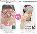 VWMYQ 2 Pack Face Scrubber，Silicone Face Scrubber for Men, Facial Cleansing Brush Silicone Face Wash Brush Manual Waterproof Cleansing Skin Care Face Brushes for and Exfoliating