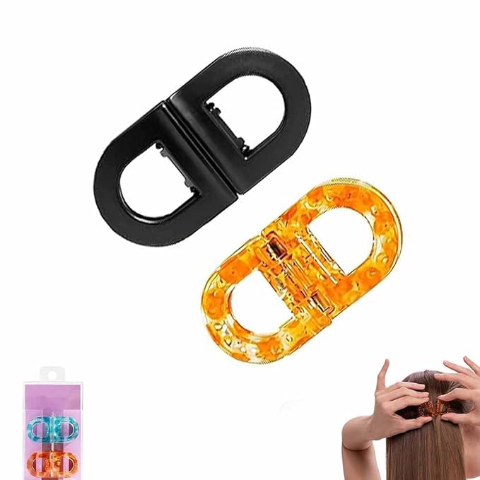 Magnetic Hair Clips – Strong Hold No-Slip Magnetic Hair Styling Clips, Seamless 2-in-1 Design for Easy Everyday Hairstyles, Gentle on All Hair Types Strong Hold (D)