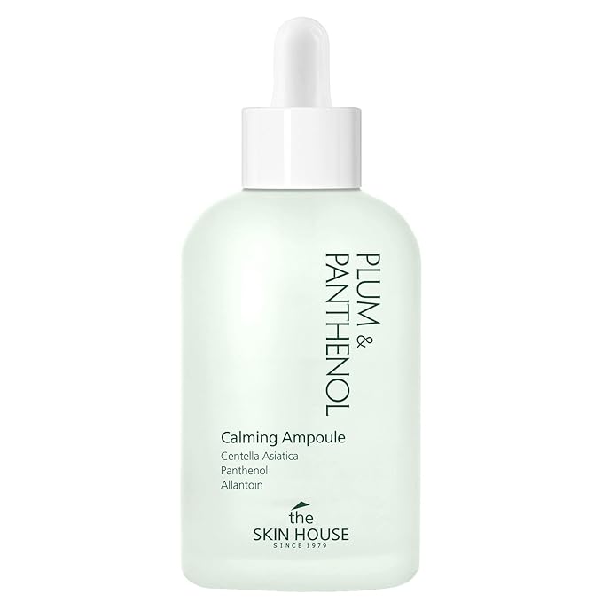 The Skin House Plum & Panthenol Calming Ampoule – Hydrating & Soothing Serum for Sensitive Skin, Non-Irritating (Dermatologist Tested) with Niacinamide & Centella[ 50ml /1.69 fl.oz]