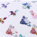 Facial Jewels Stickers, Makeup Accessories, Reusable Rhinestone Gems for Face Decoration, Stage Makeup, Party Glam (Face Gems(027))