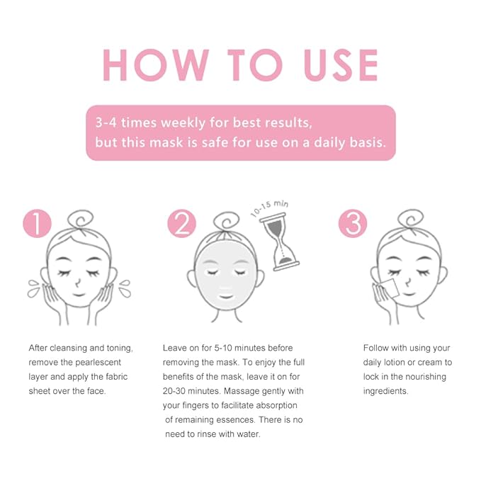 My Beauty Diary-Black Pearl Brightening Facial Mask, Intense Brightening and Ulta Hydrating, Rich Nutrition to Revitalize Dull Skin (8 Combo Pack)