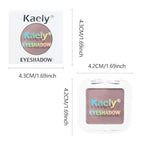 evpct Mauve Taupe Plum Matte Single Eye Shadow Palette Makeup for Older Women, Plum Lavender Purple Natural Cream Eyeshadow Palette for Green Eyes, High Pigment Mini Monochrome Eyeshadow