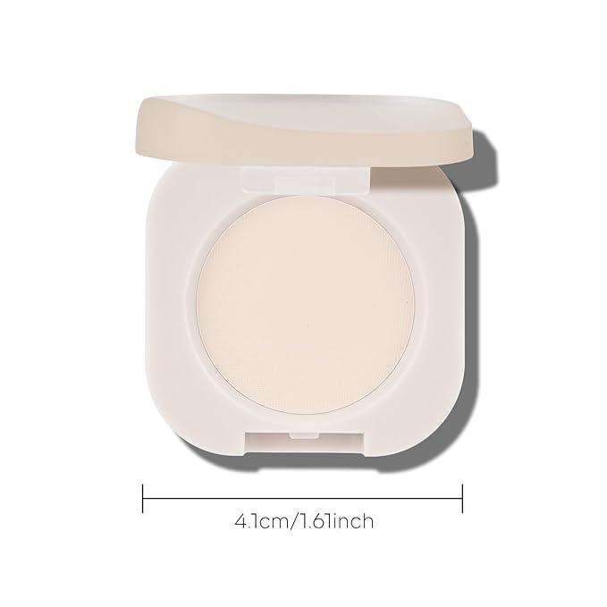 KYDA 2 Colors Single Matte Eyeshadow, Off White Vanilla + Nude Beige Brown, Ultra-fine Lightweight Powder, Daily Matte Pressed Eyeshadow, Moonlight & Milk Tea