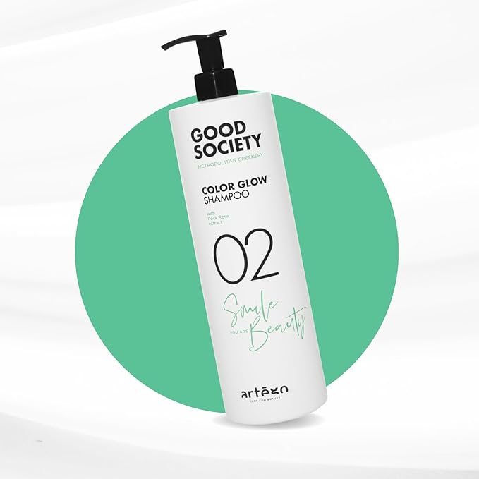 Artègo Good Society Color Glow Shampoo (33.8 fl oz) – Color-Protecting Shampoo for Colored, Damaged, or Dull Hair